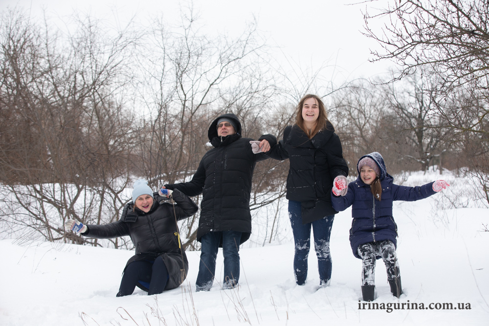 зимняя фотосъёмка