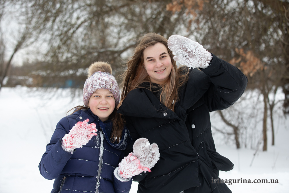 зимняя фотосъёмка