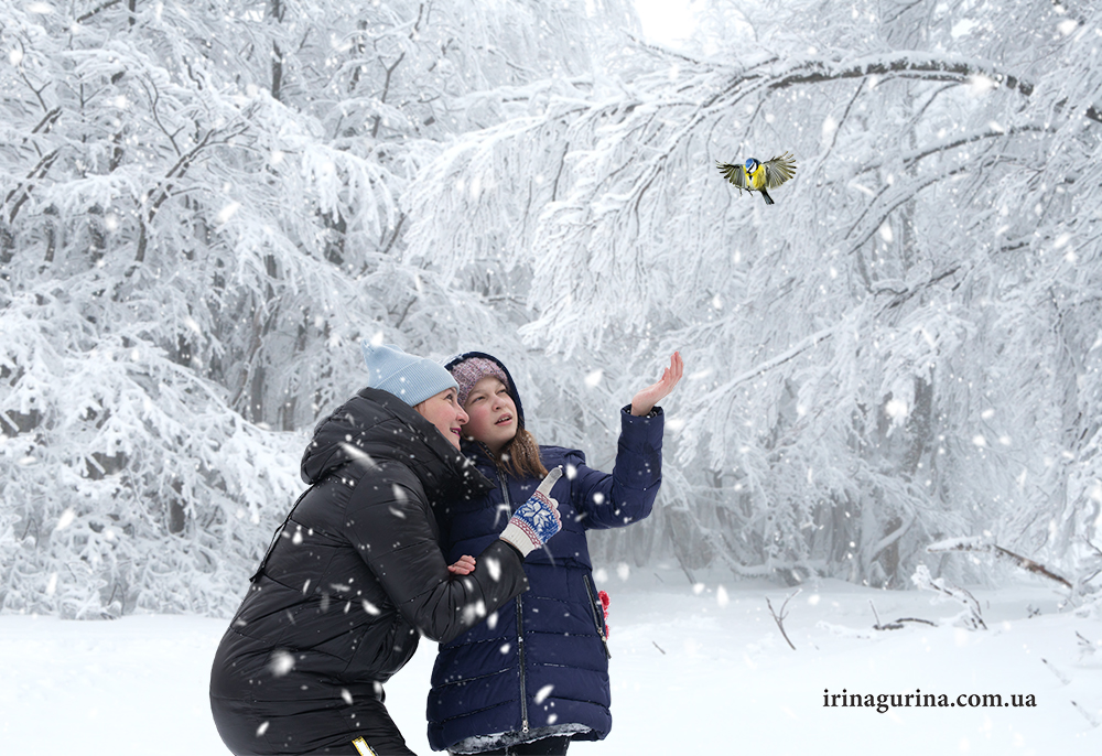 зимняя фотосъёмка