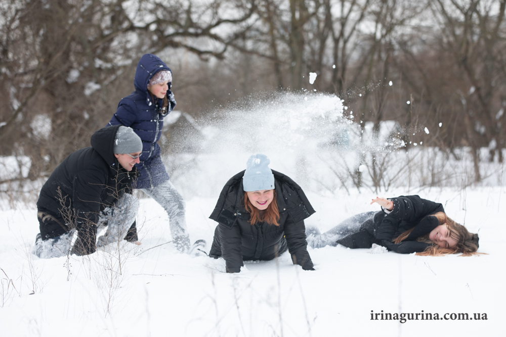 зимняя фотосъёмка