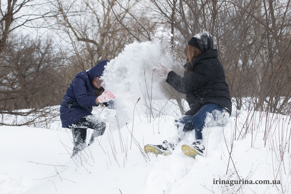 зимняя фотосъёмка